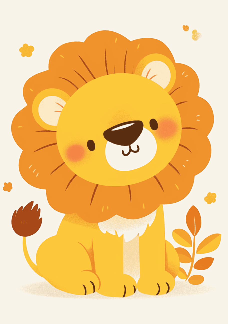 Lion 003 original repeating artwork