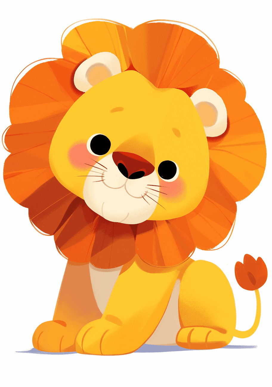 Lion 001 original repeating artwork