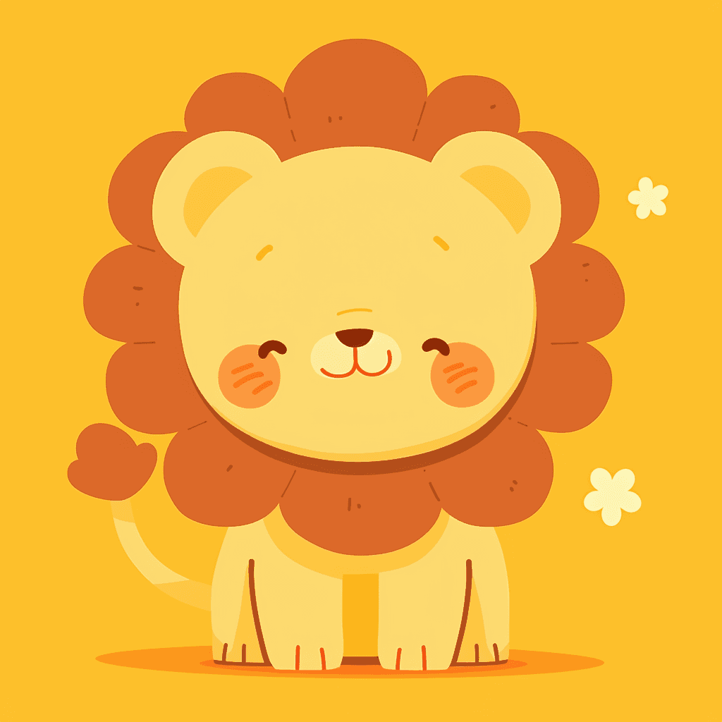 Lion Rhythm original repeating artwork