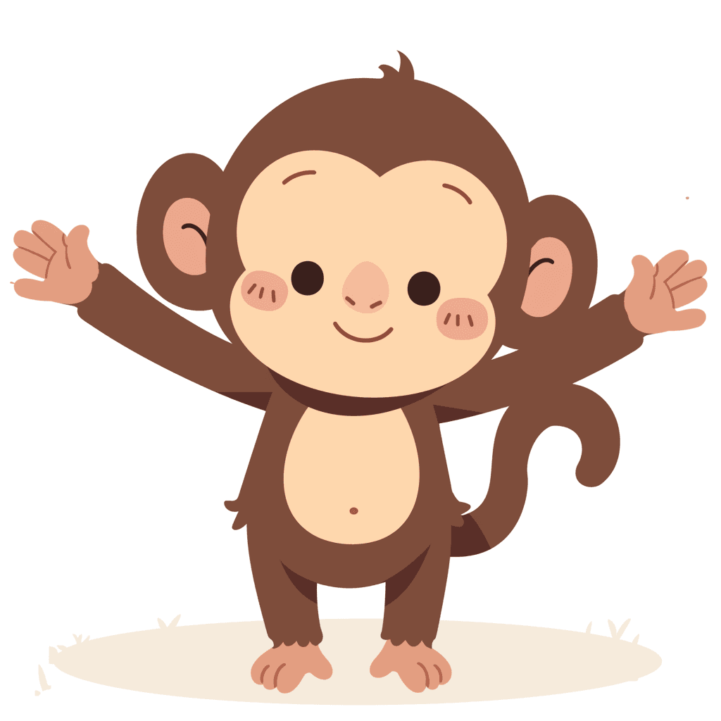 Monkey Party original repeating artwork