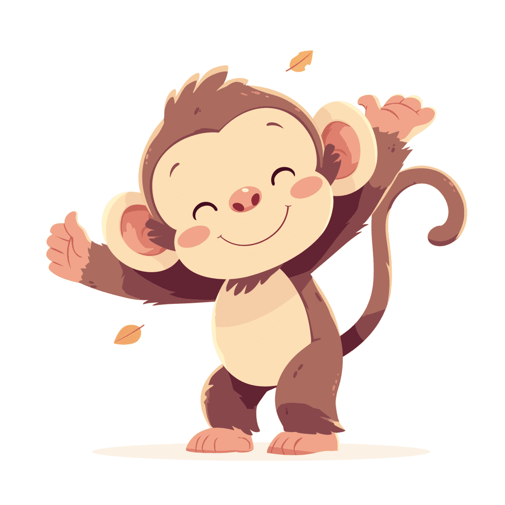 Monkey original repeating artwork