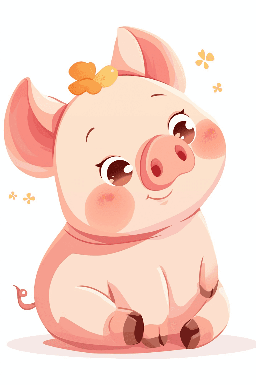 Piglet 002 original repeating artwork