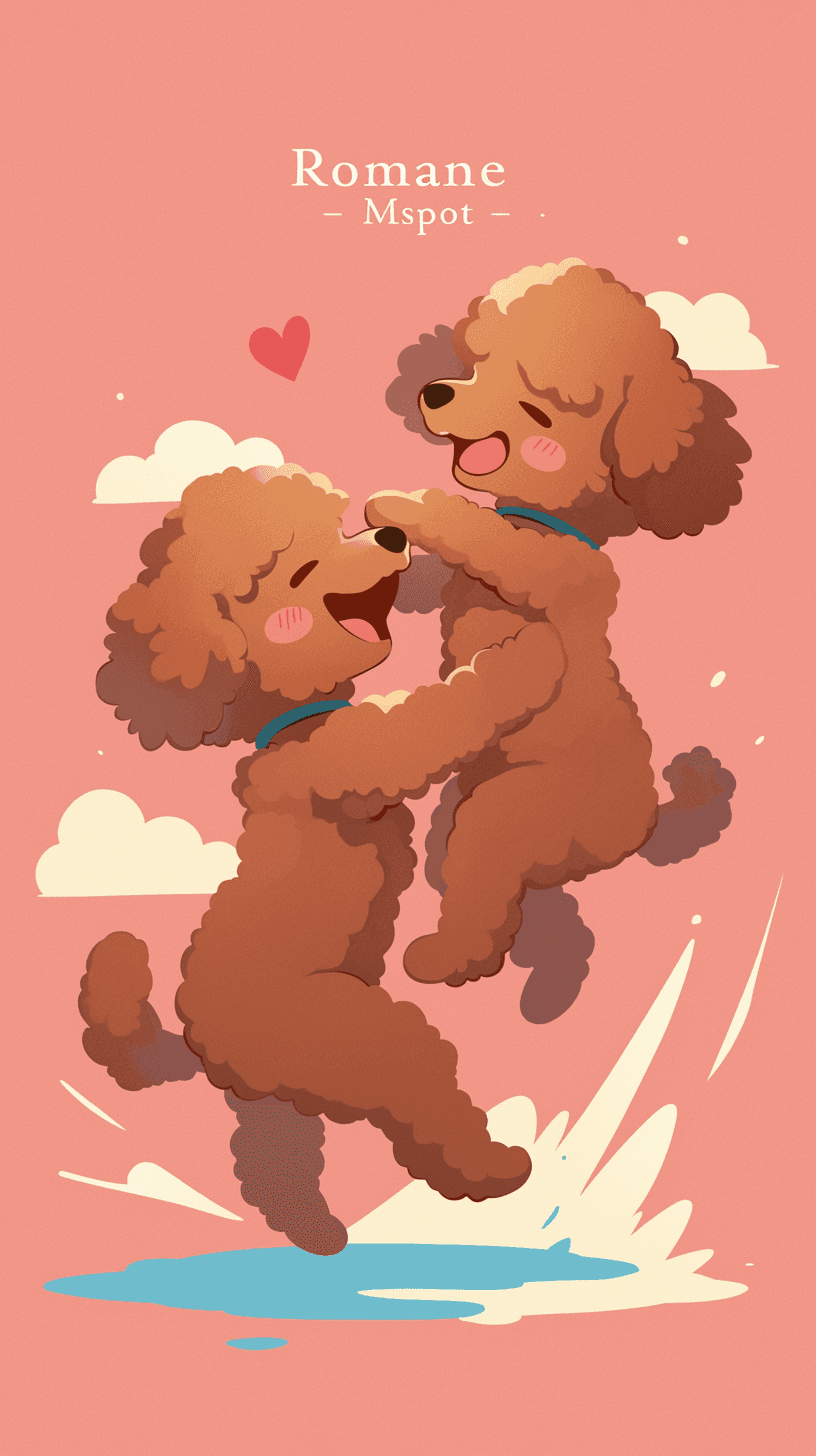 Puppy 007 original repeating artwork