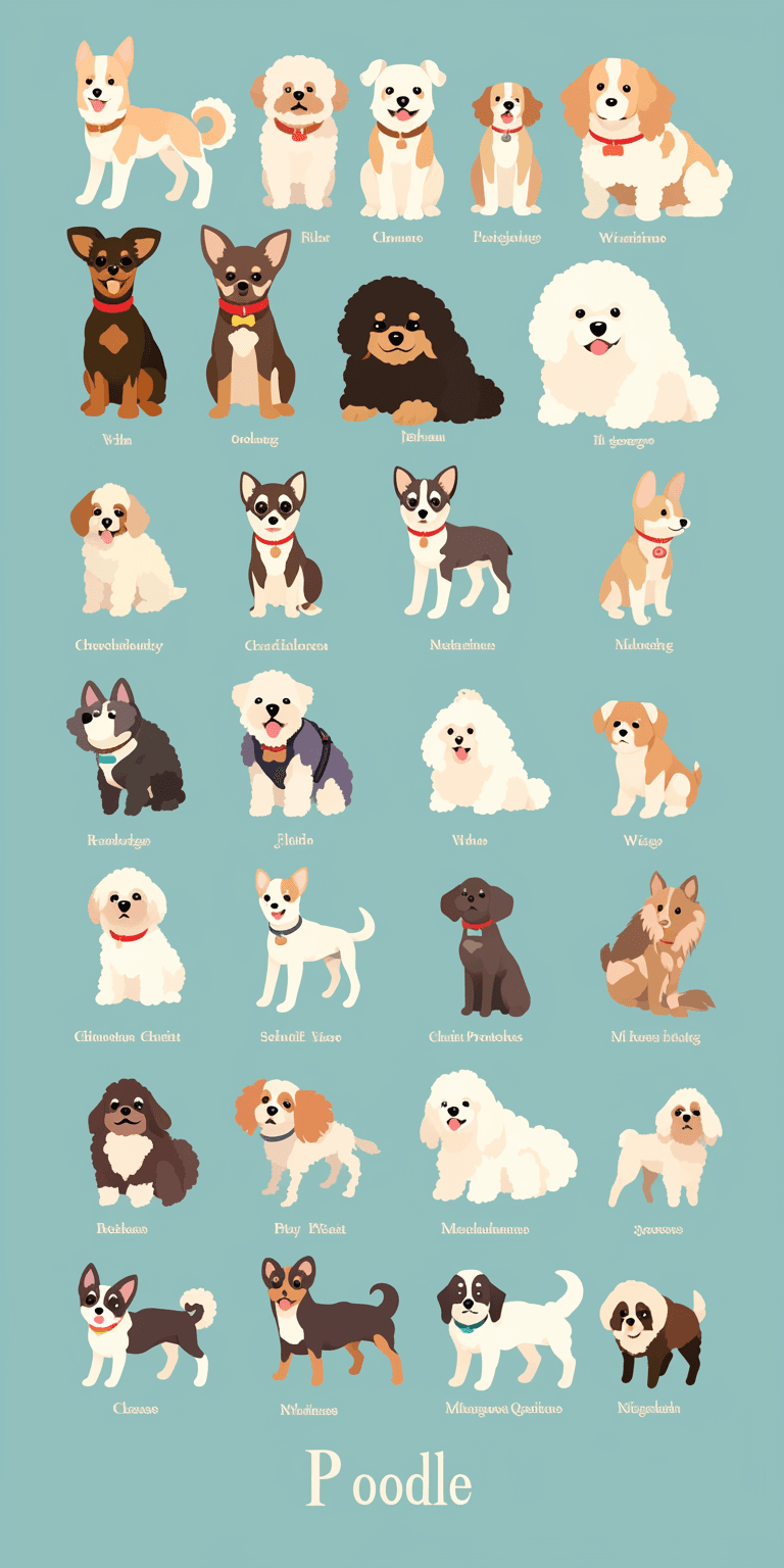 Puppy Flow original repeating artwork