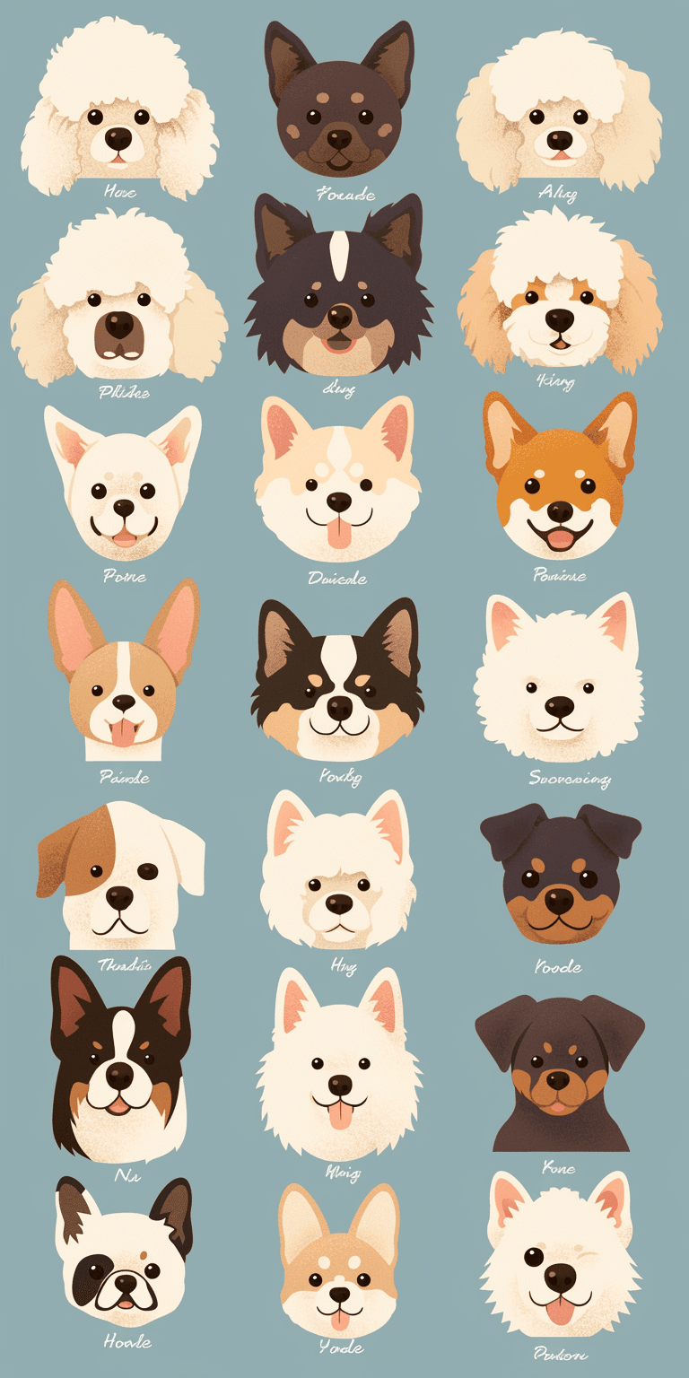 Puppy Go original repeating artwork