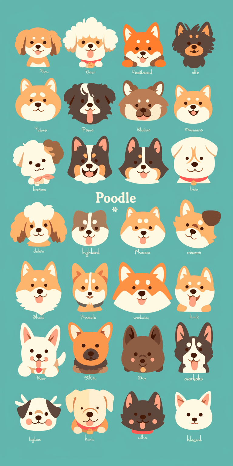 Puppy Gang original repeating artwork