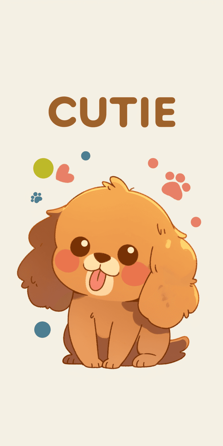 Puppy Originals original repeating artwork