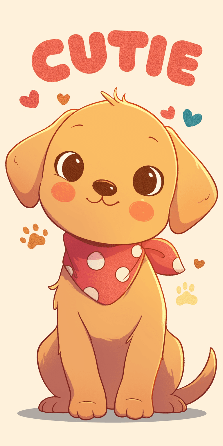 Puppy Route original repeating artwork