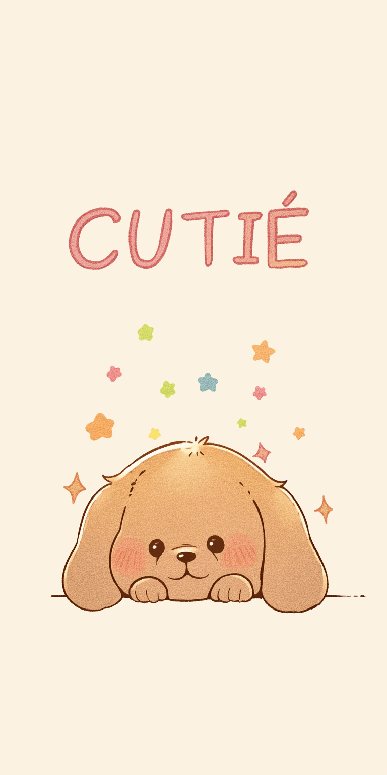 Puppy Track original repeating artwork