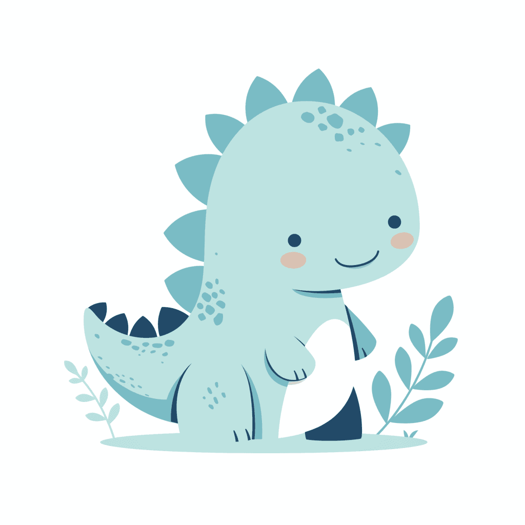 Cute Dinosaur Club original repeating artwork