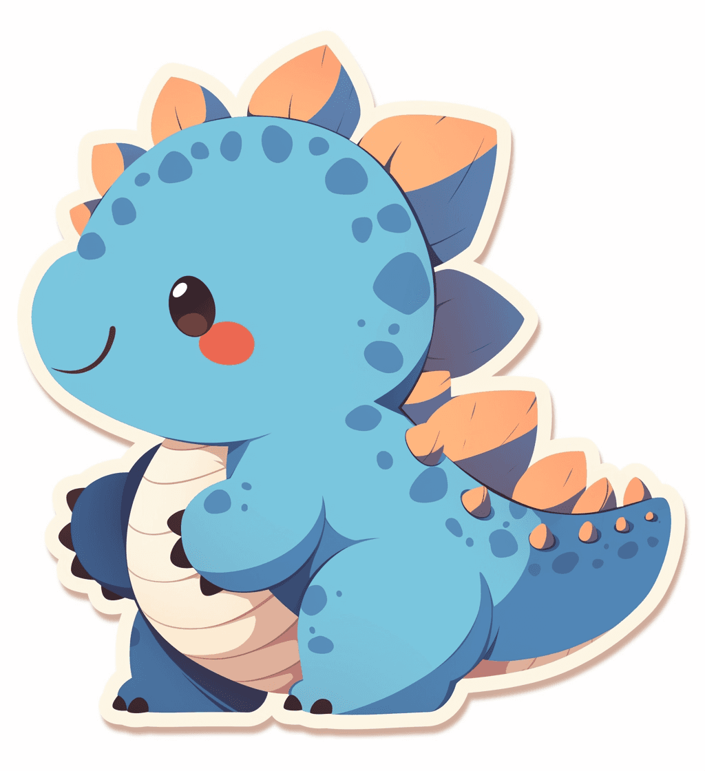 Cute Dinosaur Parade original repeating artwork