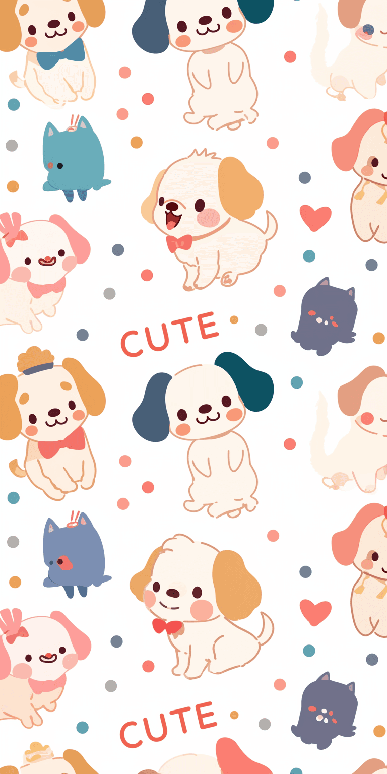 Cute Puppy 105 original repeating artwork