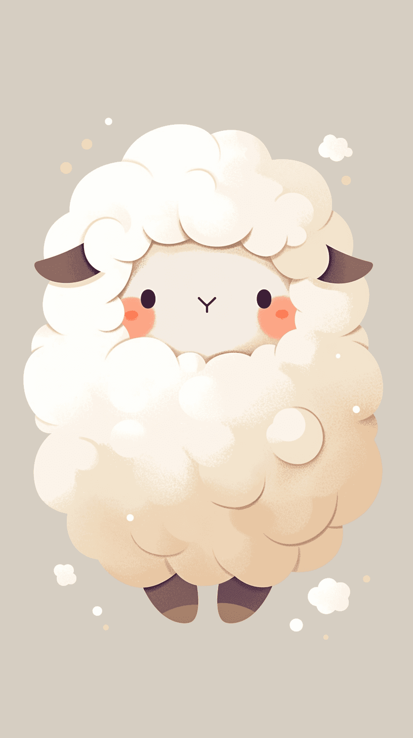 Sheep Club original repeating artwork