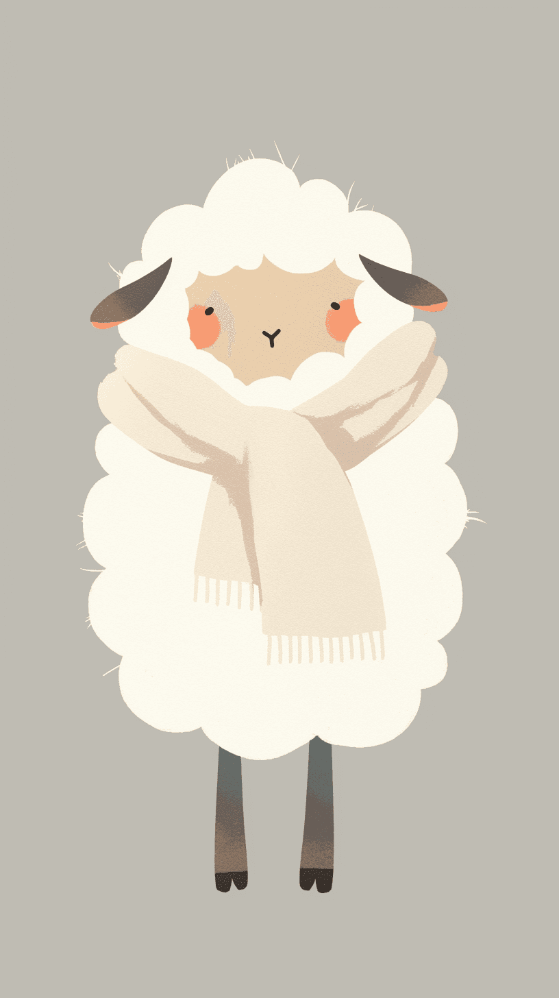 Sheep Gang original repeating artwork