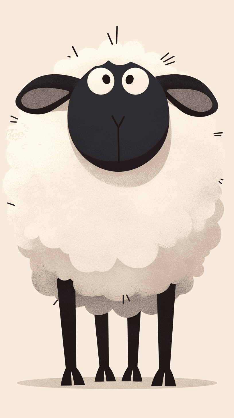 Sheep 001 original repeating artwork