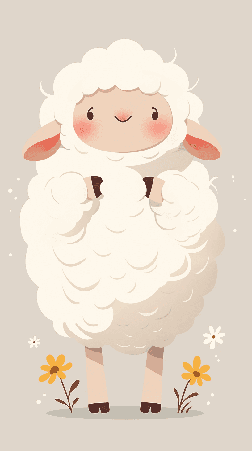 Sheep 006 original repeating artwork