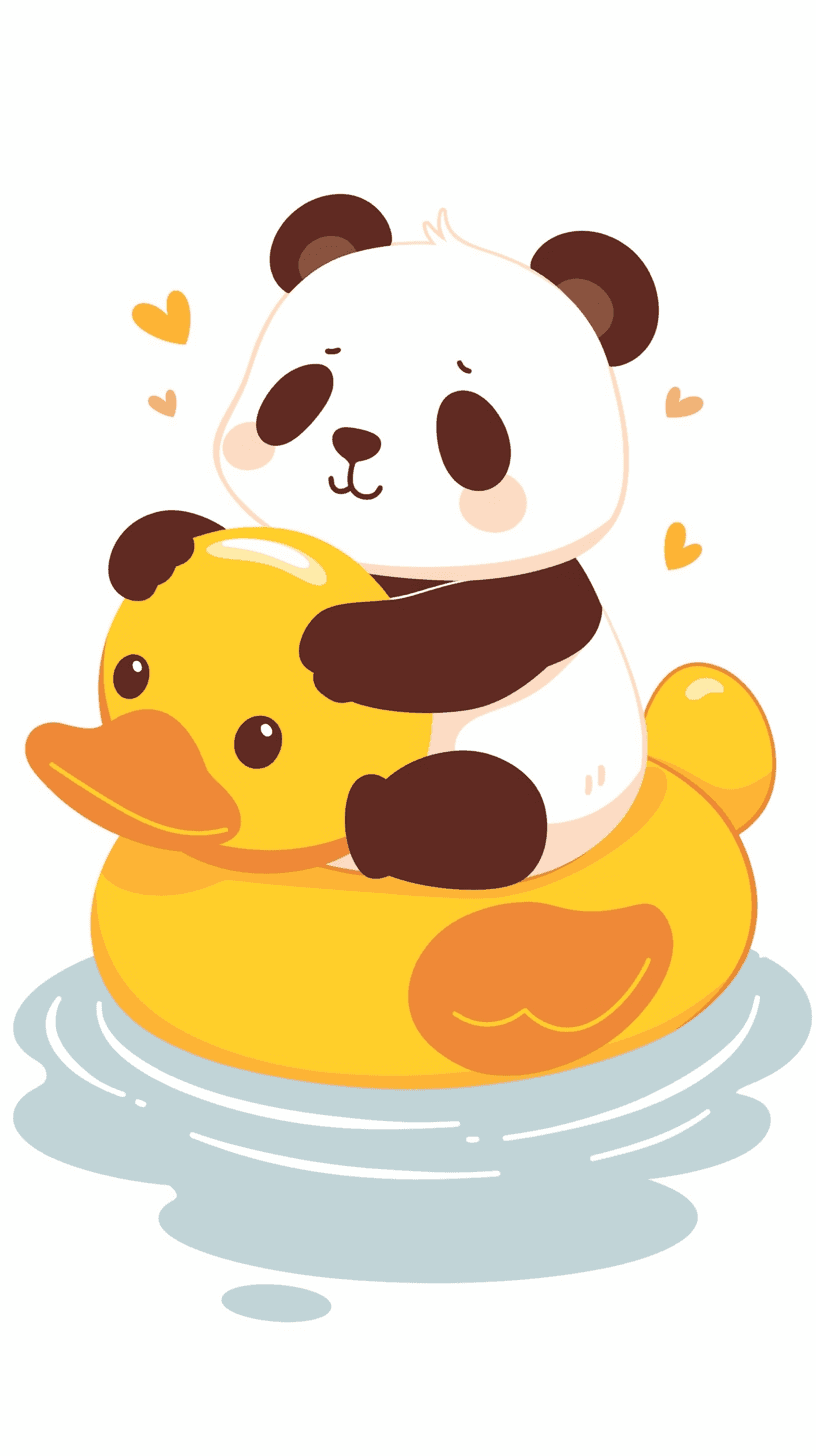 Panda Club original repeating artwork