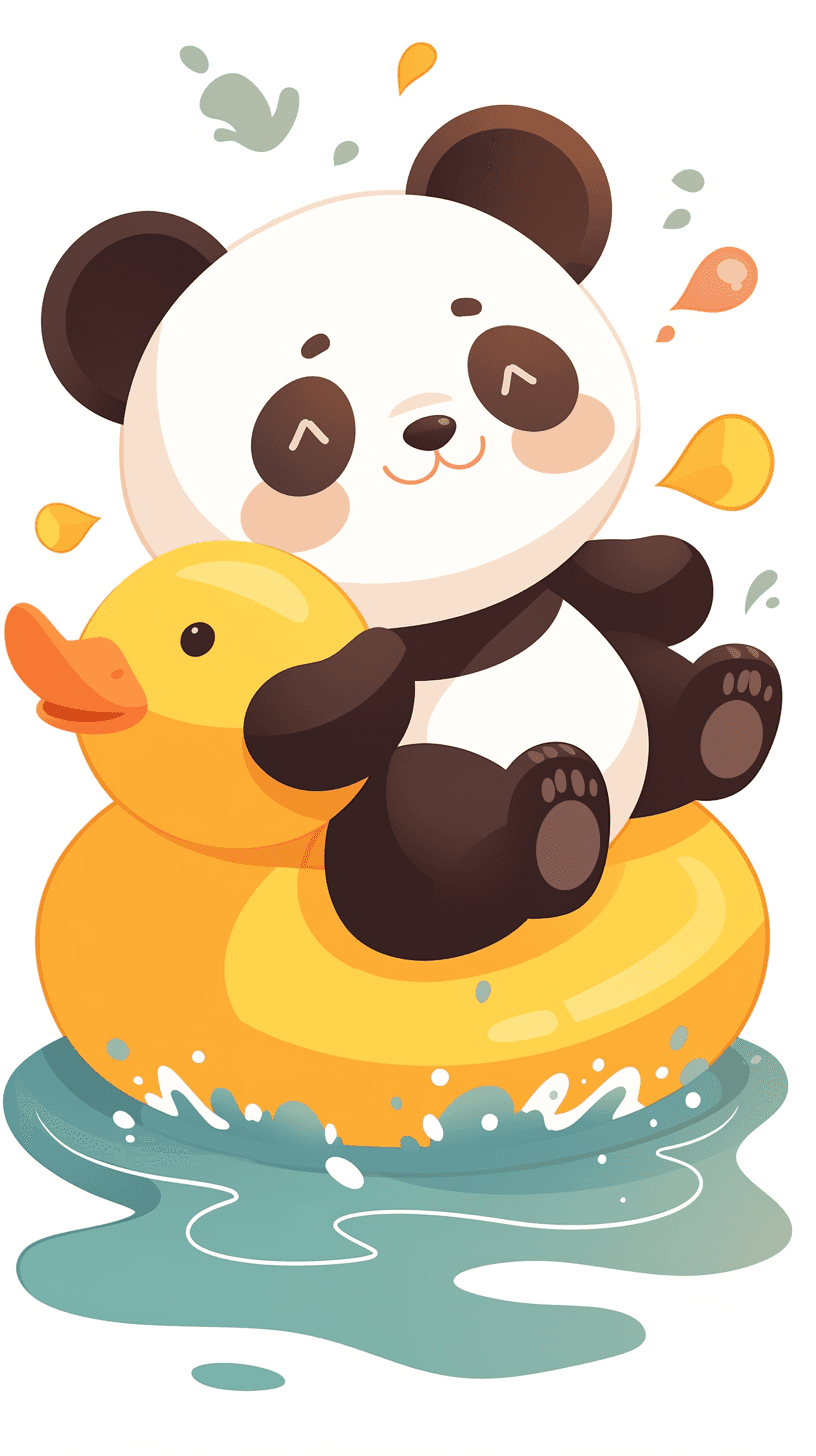 Panda 014 original repeating artwork