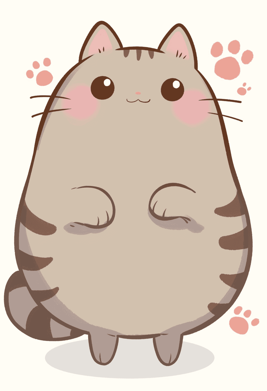 Cat 421 original repeating artwork