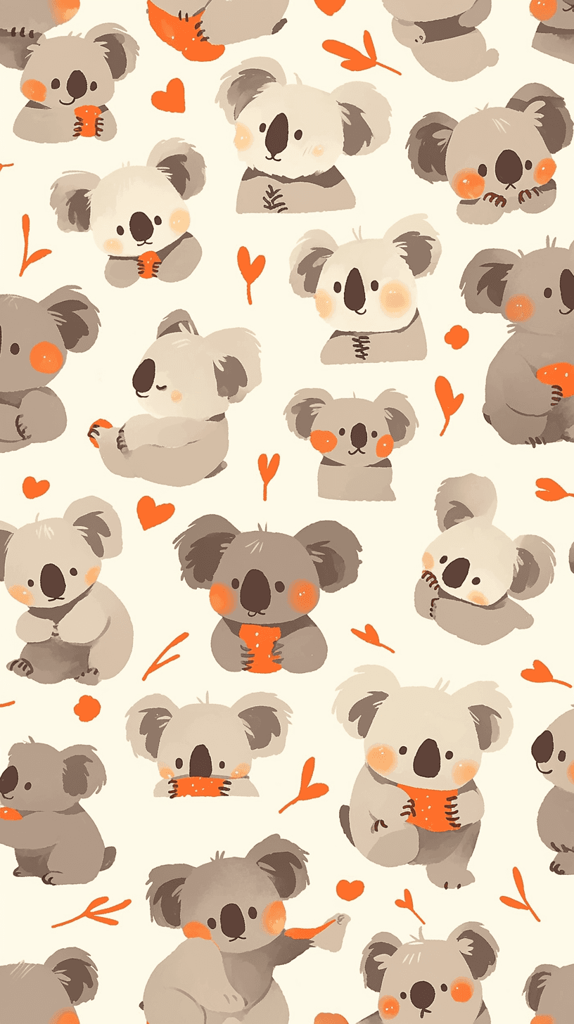 Koala Crew original repeating artwork