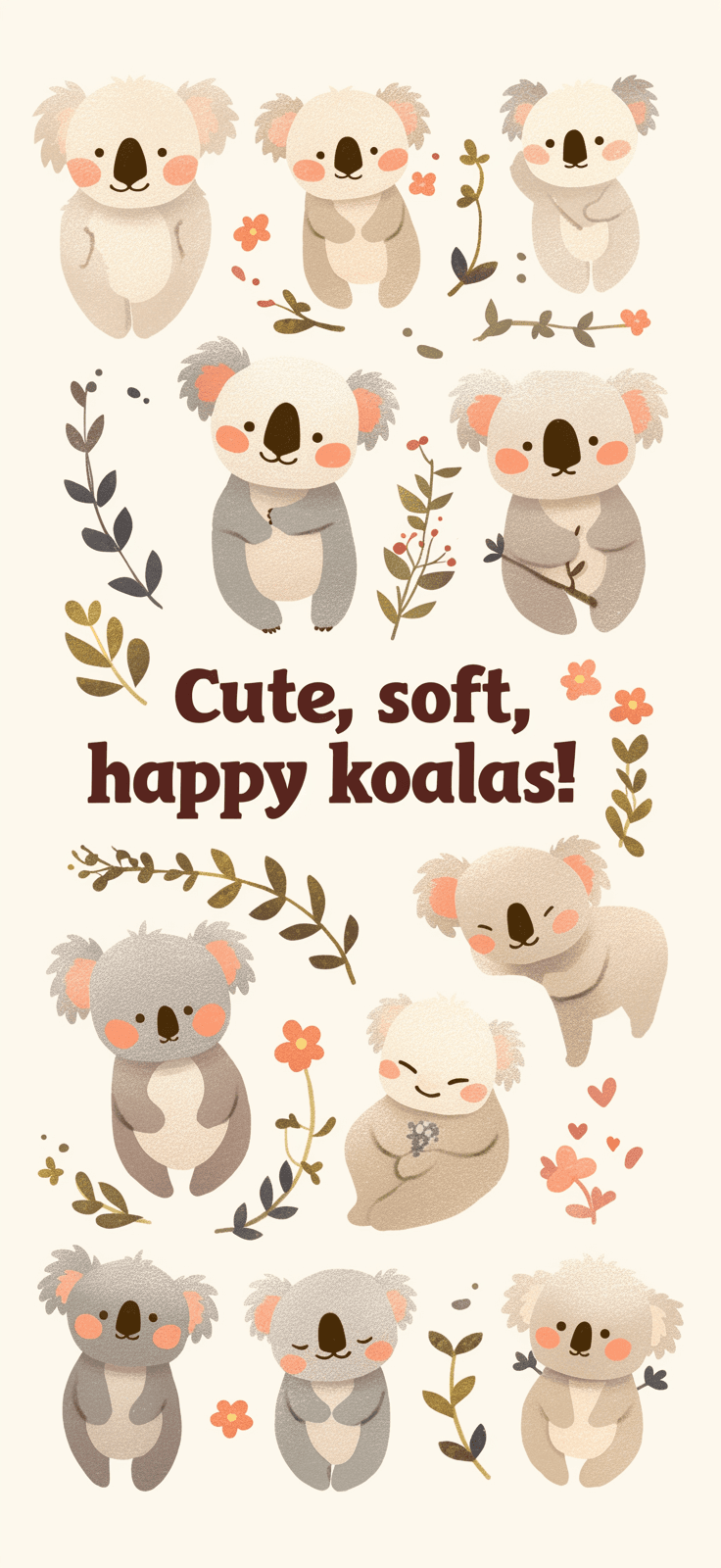 Koala 005 original repeating artwork