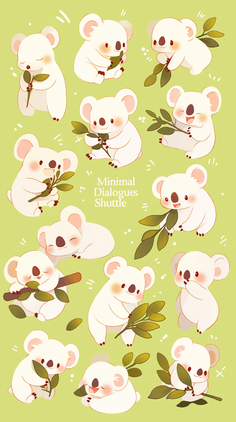 Koala Jam original repeating artwork
