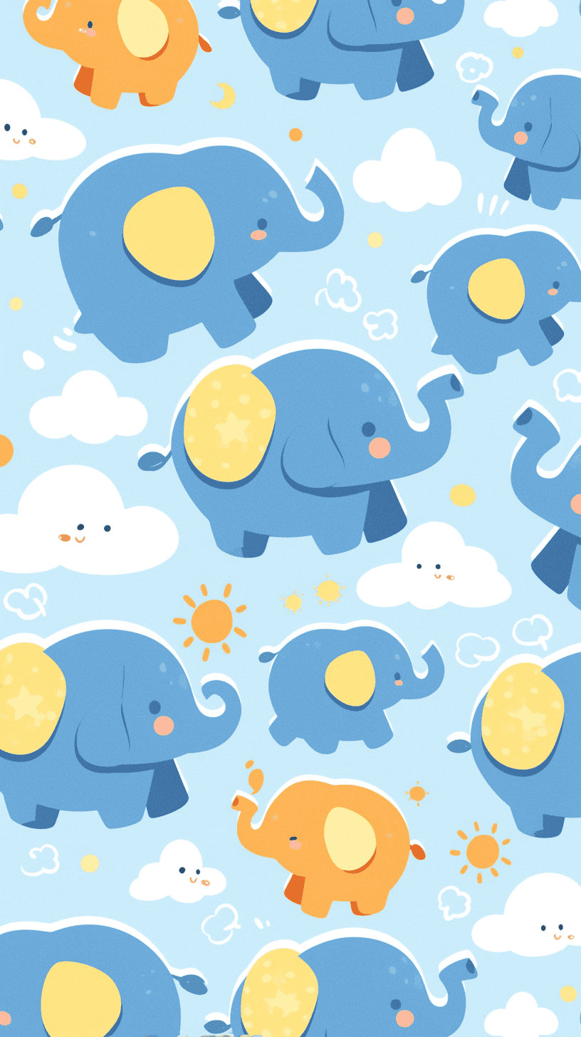 Elephant 010 original repeating artwork