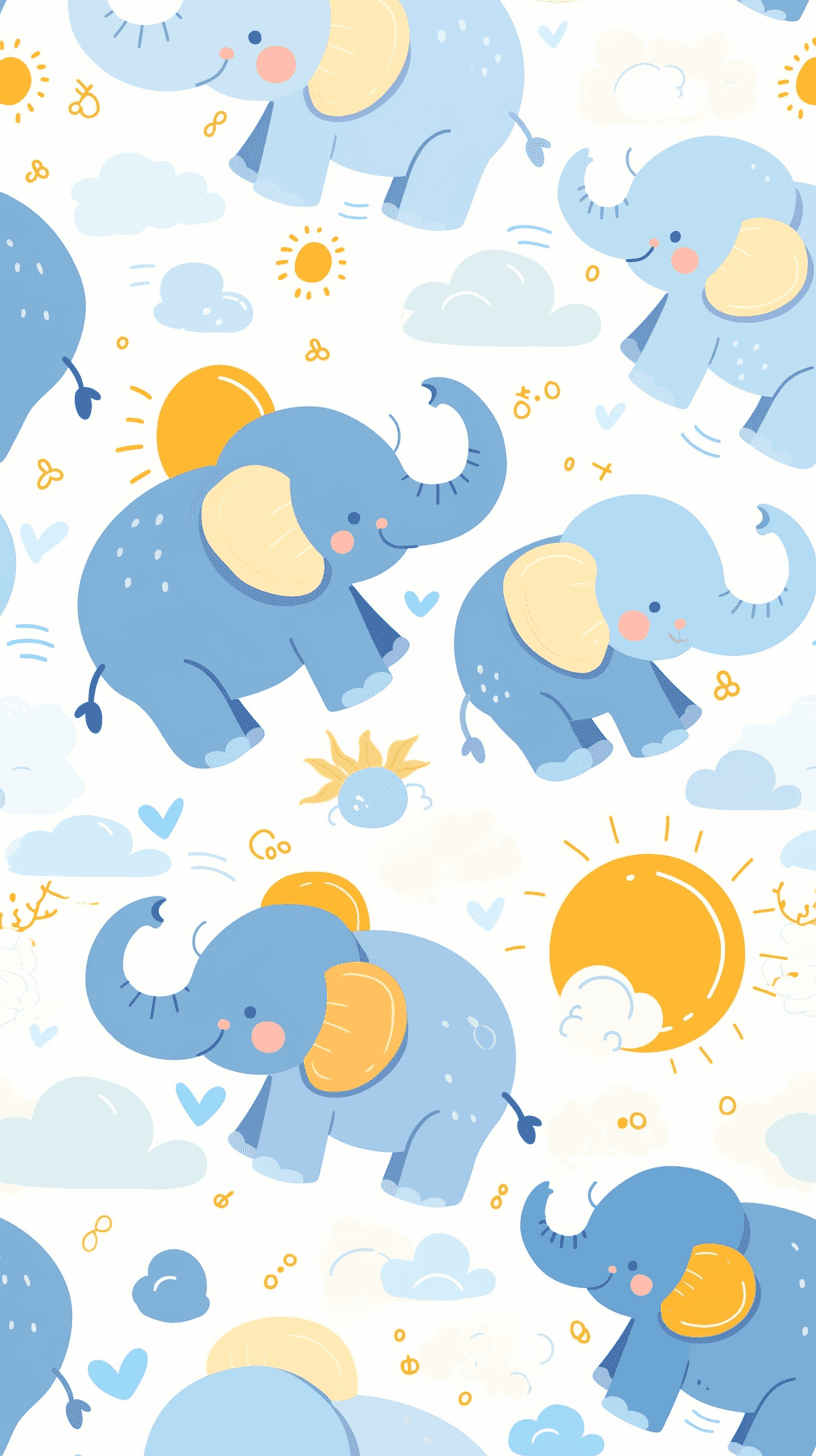 Elephant Prism original repeating artwork