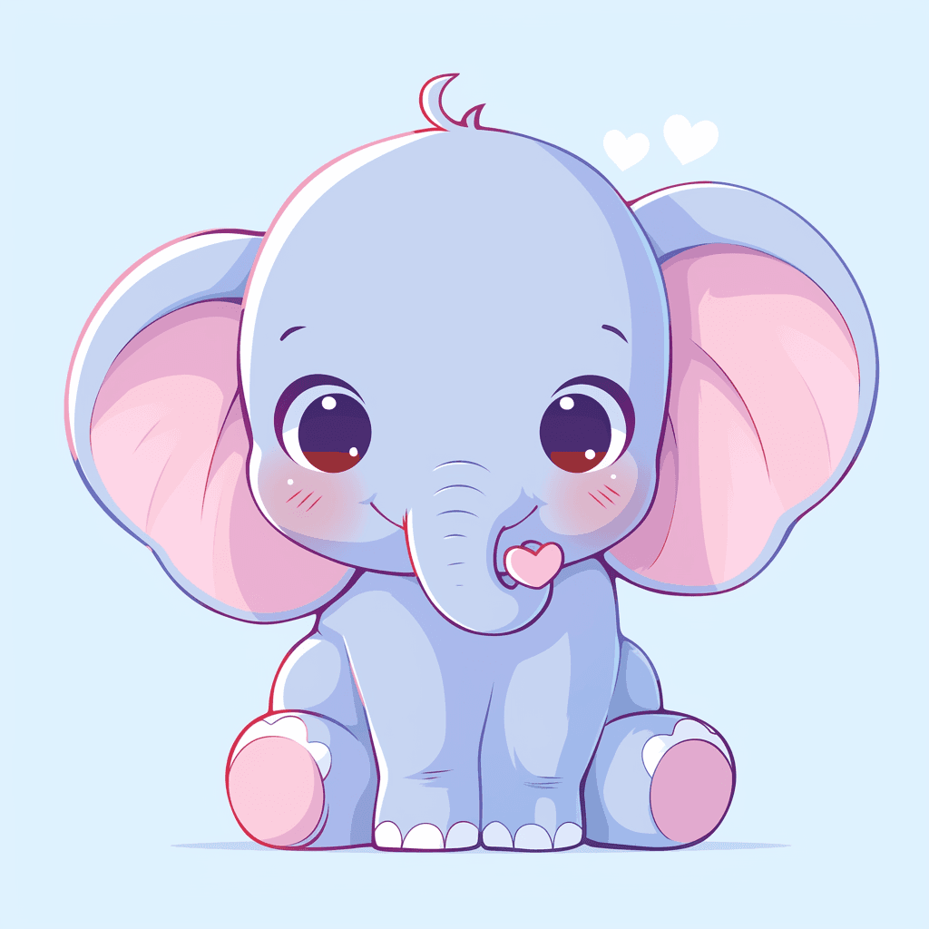 Elephant Bounce original repeating artwork