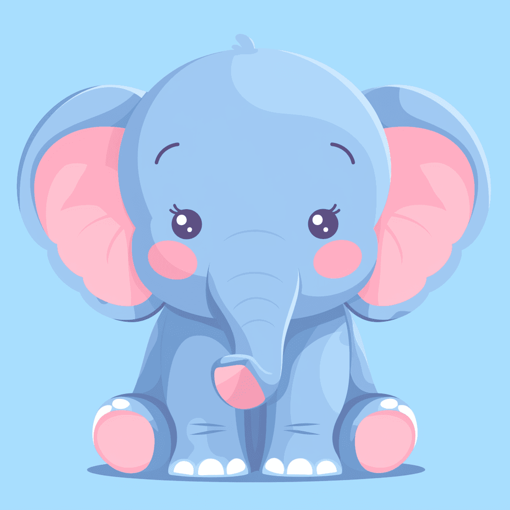 Elephant Rush original repeating artwork