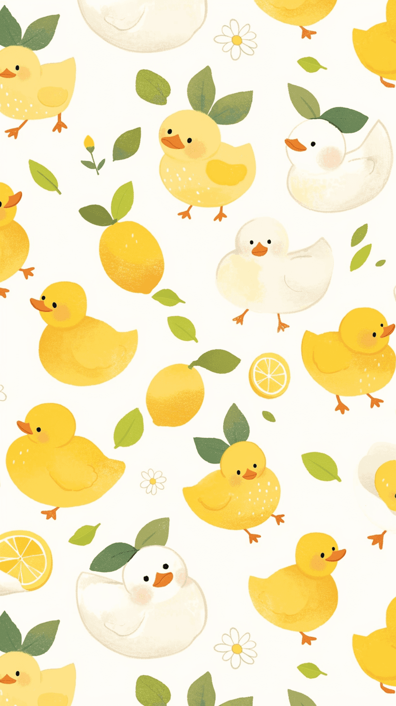 Chick Loop original repeating artwork