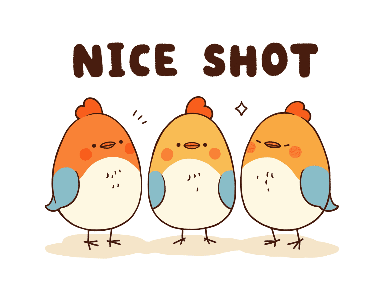 Chick Zoom original repeating artwork