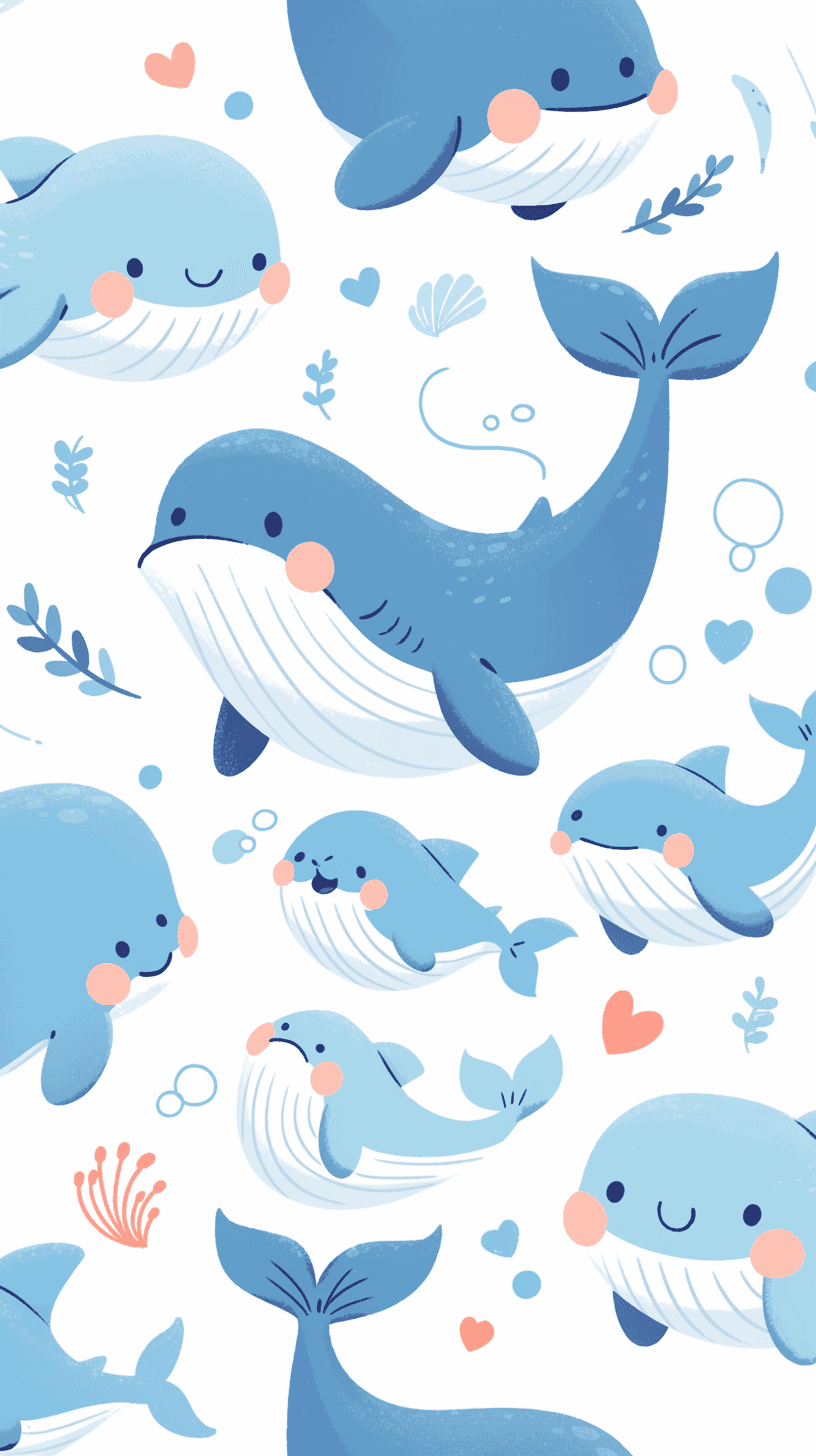 Dolphin Kick original repeating artwork