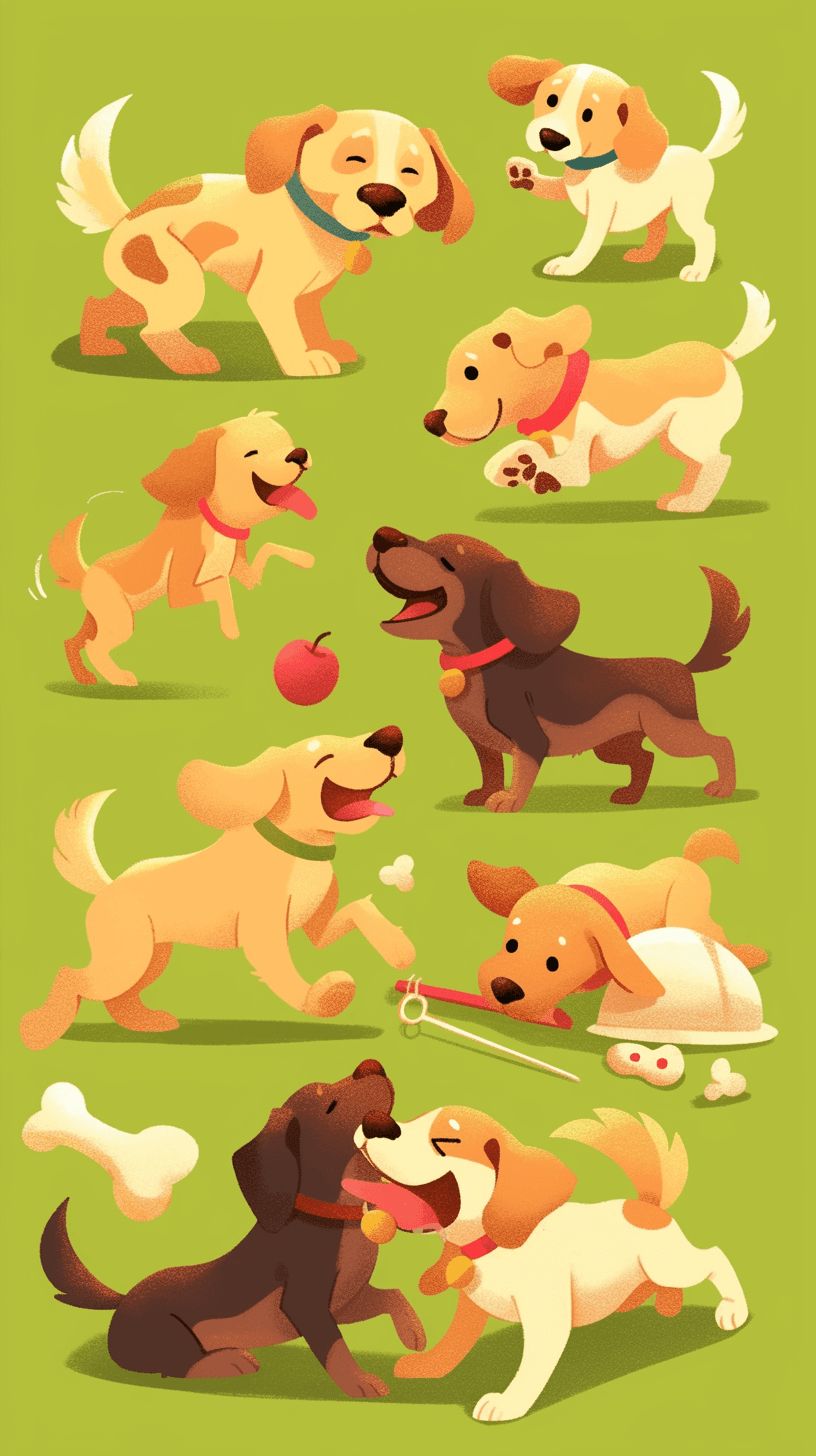 Dog 226 original repeating artwork