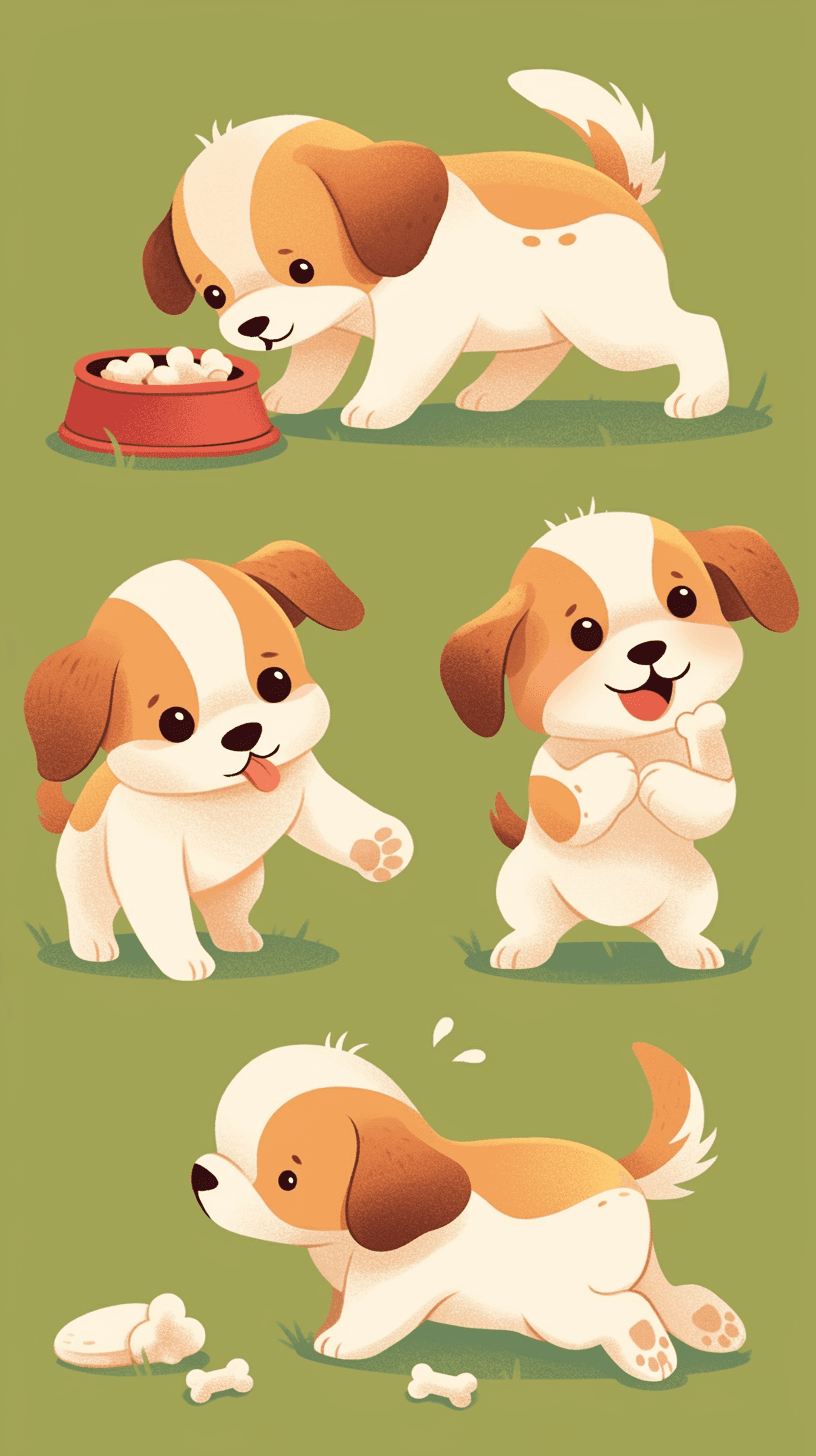 Dog 237 original repeating artwork