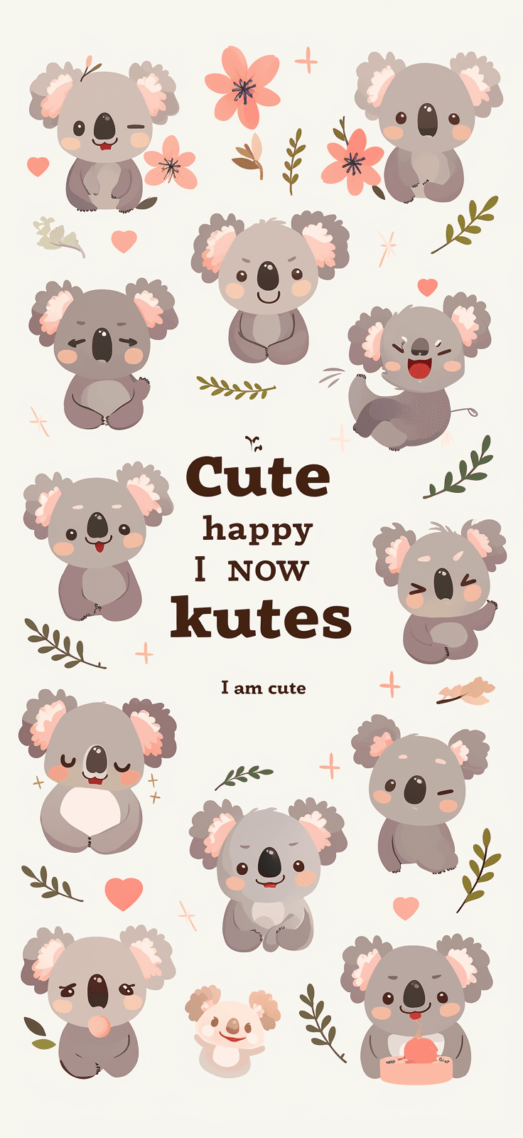 Koala Loop original repeating artwork