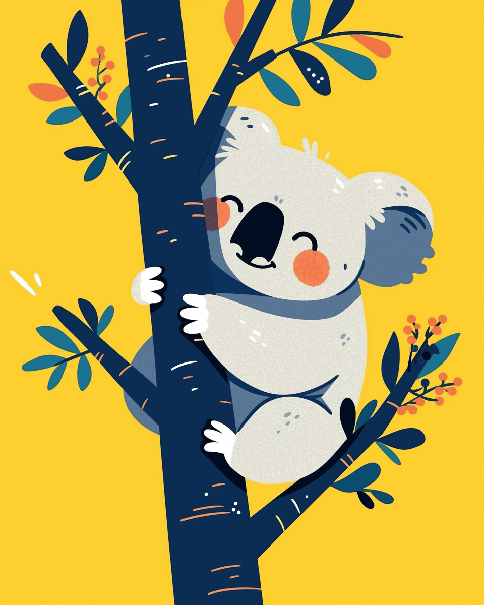 Koala 004 original repeating artwork