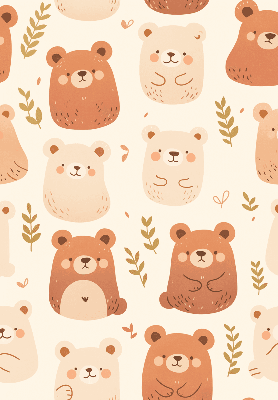 Bear 489 original repeating artwork