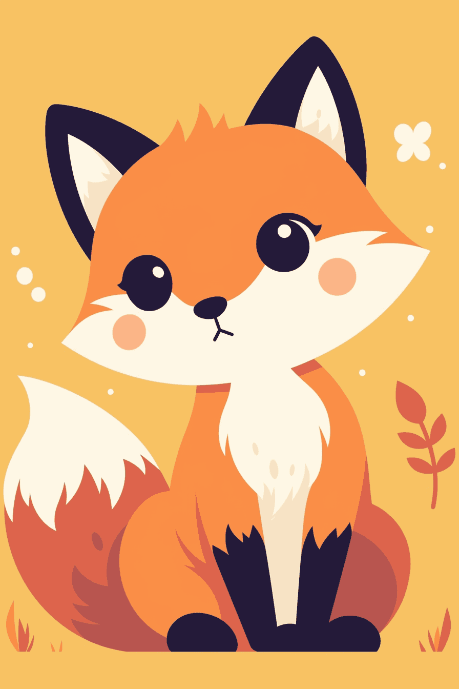 Fox Groove original repeating artwork