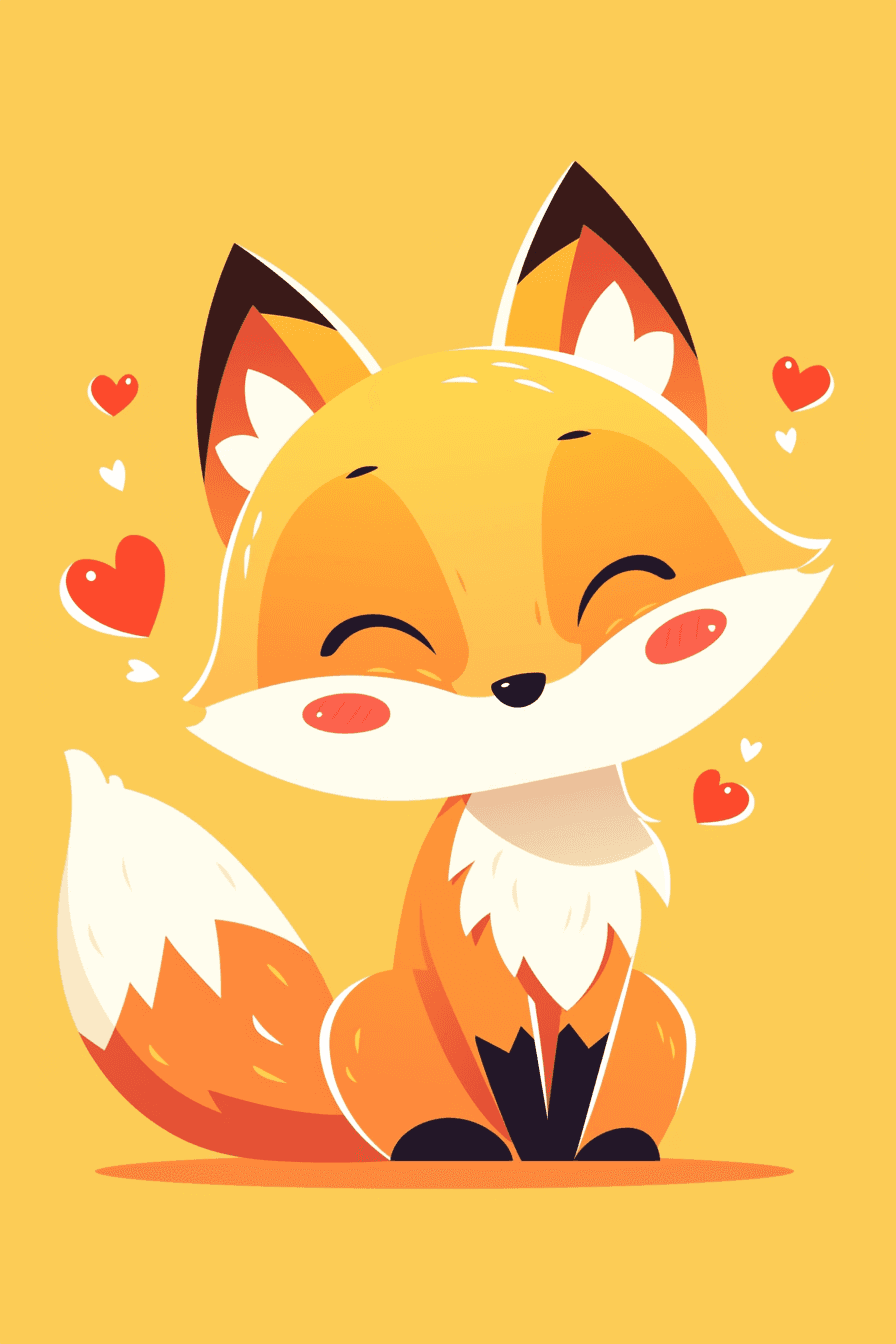Fox Gang original repeating artwork