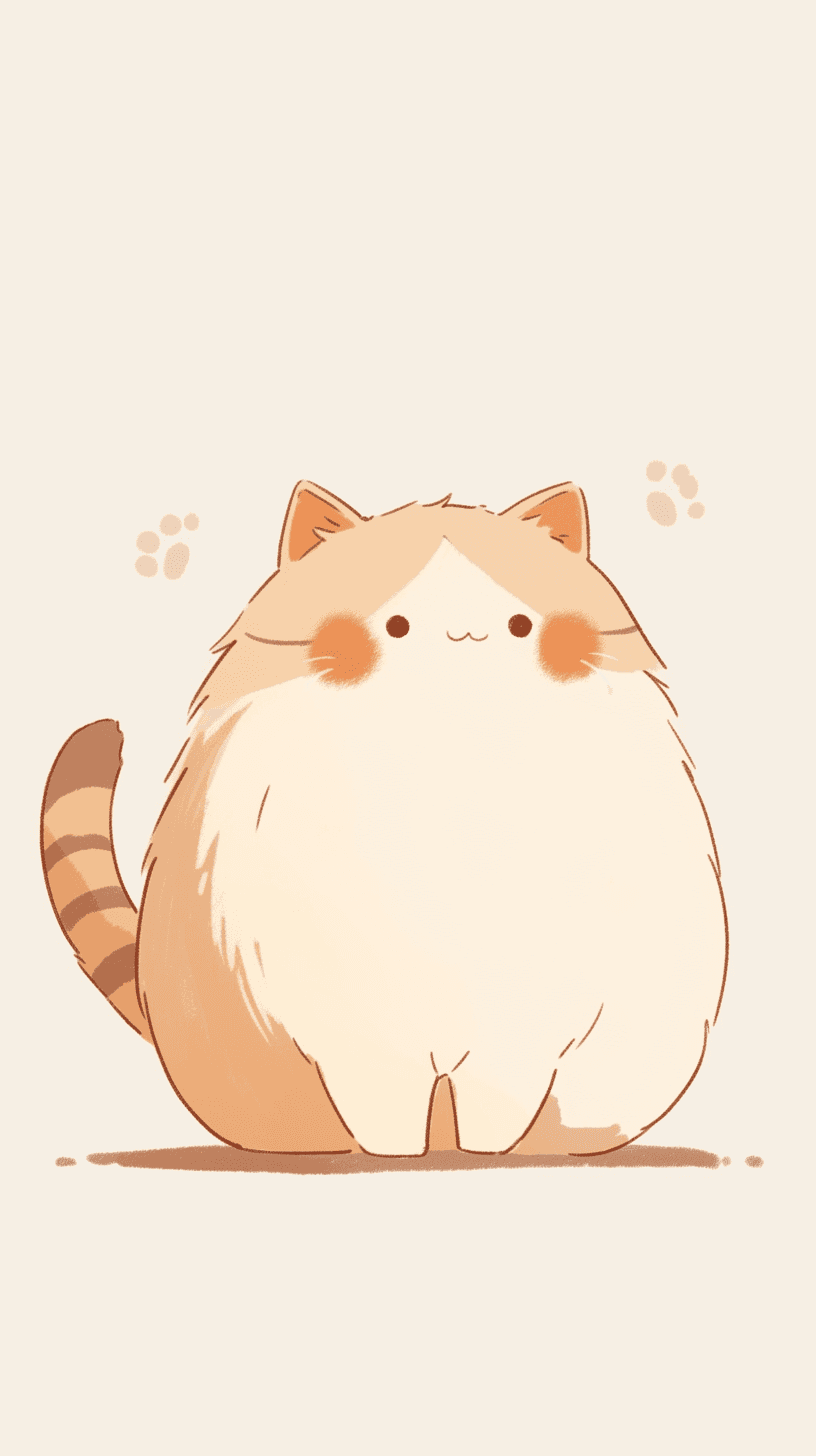 Cat 345 original repeating artwork
