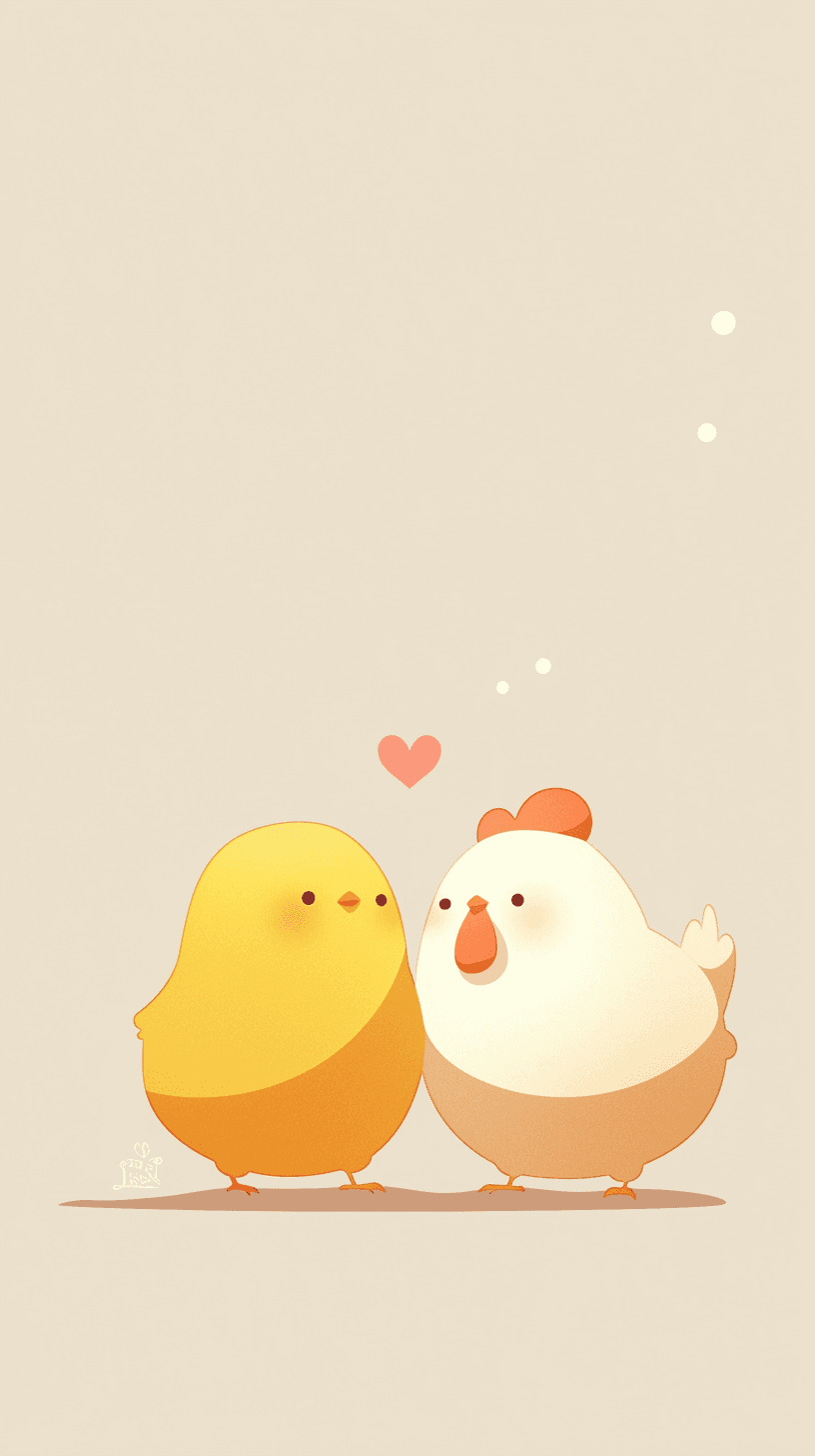 Chick Dusk original repeating artwork