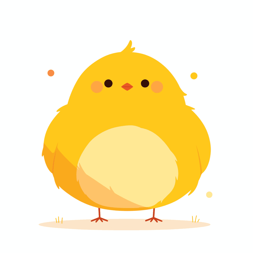 Chick Sunrise original repeating artwork