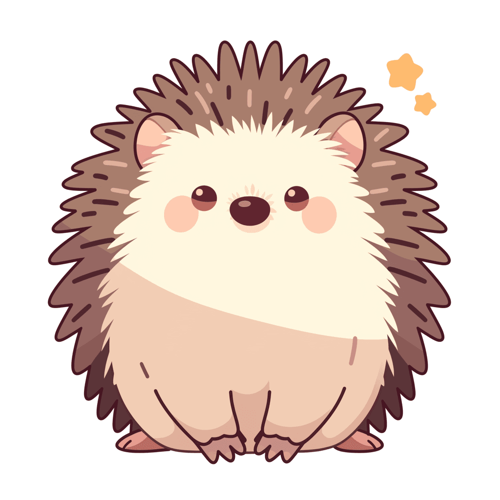 Hedgehog Zoom original repeating artwork