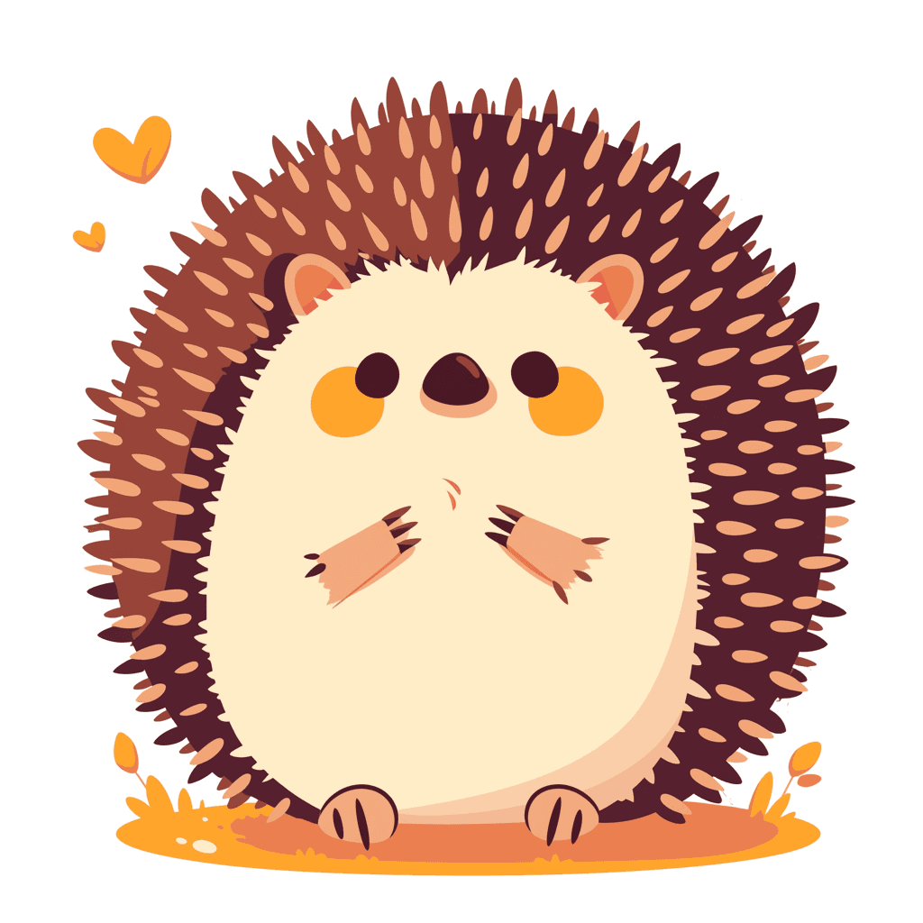 Hedgehog Echo original repeating artwork