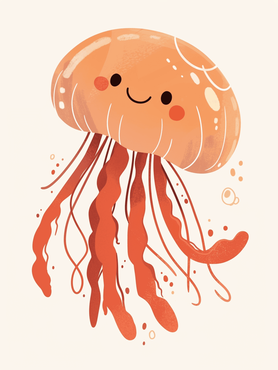 Jellyfish Festival original repeating artwork