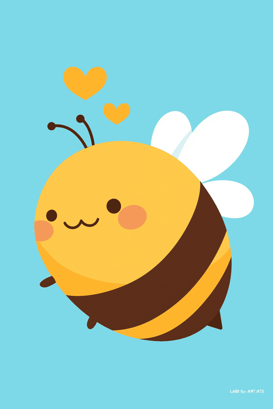 Bee Loop original repeating artwork