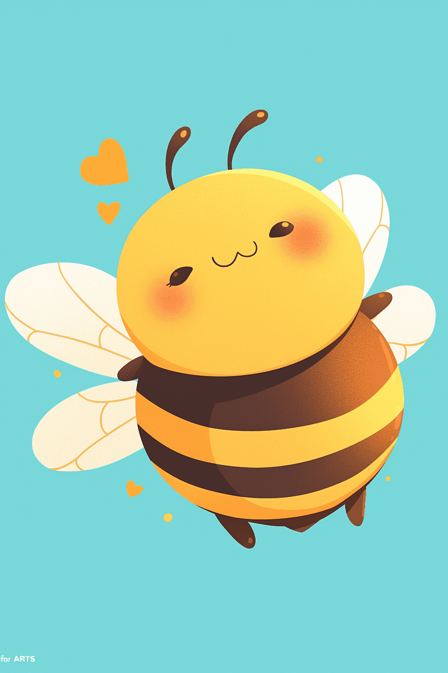 Bee Sprint original repeating artwork