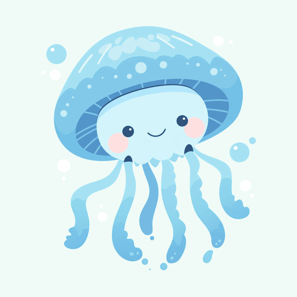 Jellyfish Carnival original repeating artwork