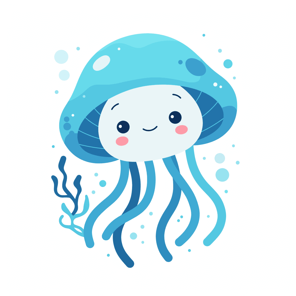 Jellyfish Session original repeating artwork
